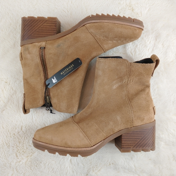 Sorel Shoes - Sorel Cate Bootie Tan Boot Style #1876691